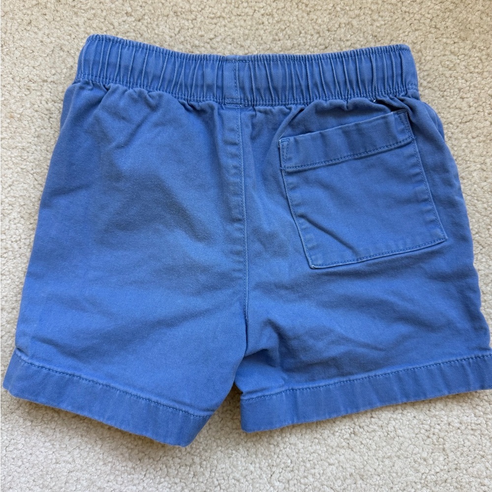 Crewcuts Blue Pull-On Cotton Shorts with Drawstring - Picture 2 of 3